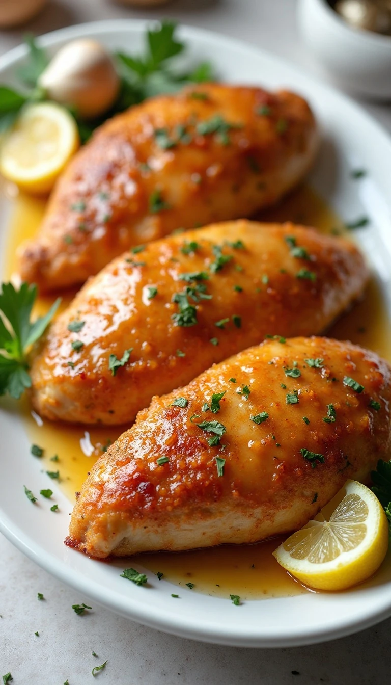 Double Crunch Honey Garlic Chicken Breasts Recipe