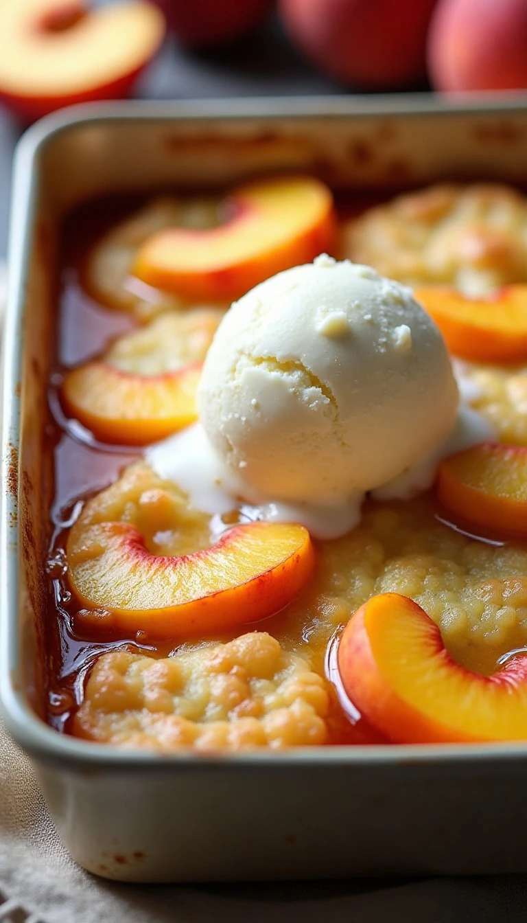Easy 4-Ingredient Peach Cobbler Everyone Will Love