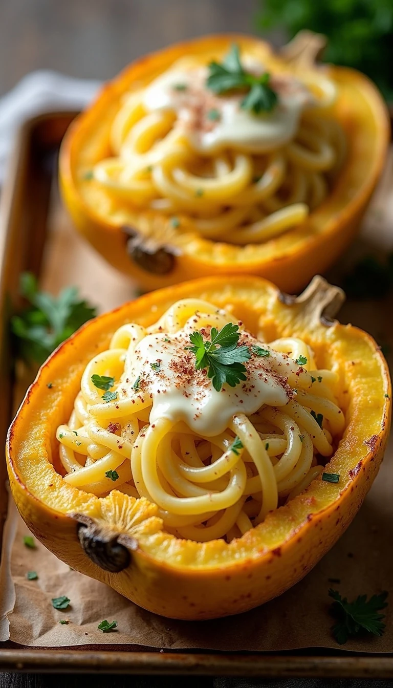 Easy and Delicious Four-Cheese Spaghetti Squash Recipe