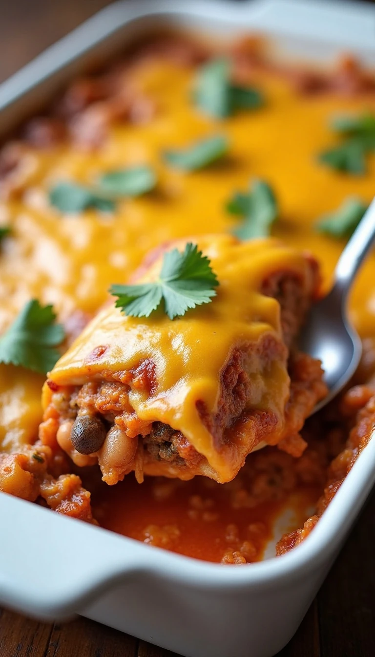 Easy Baked Burrito Casserole Recipe for a Cozy Family Dinner
