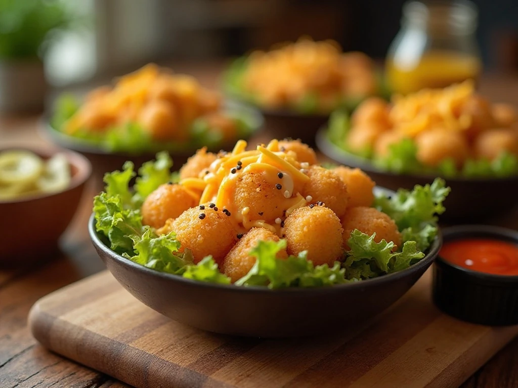 Big Mac casserole served with classic burger toppings