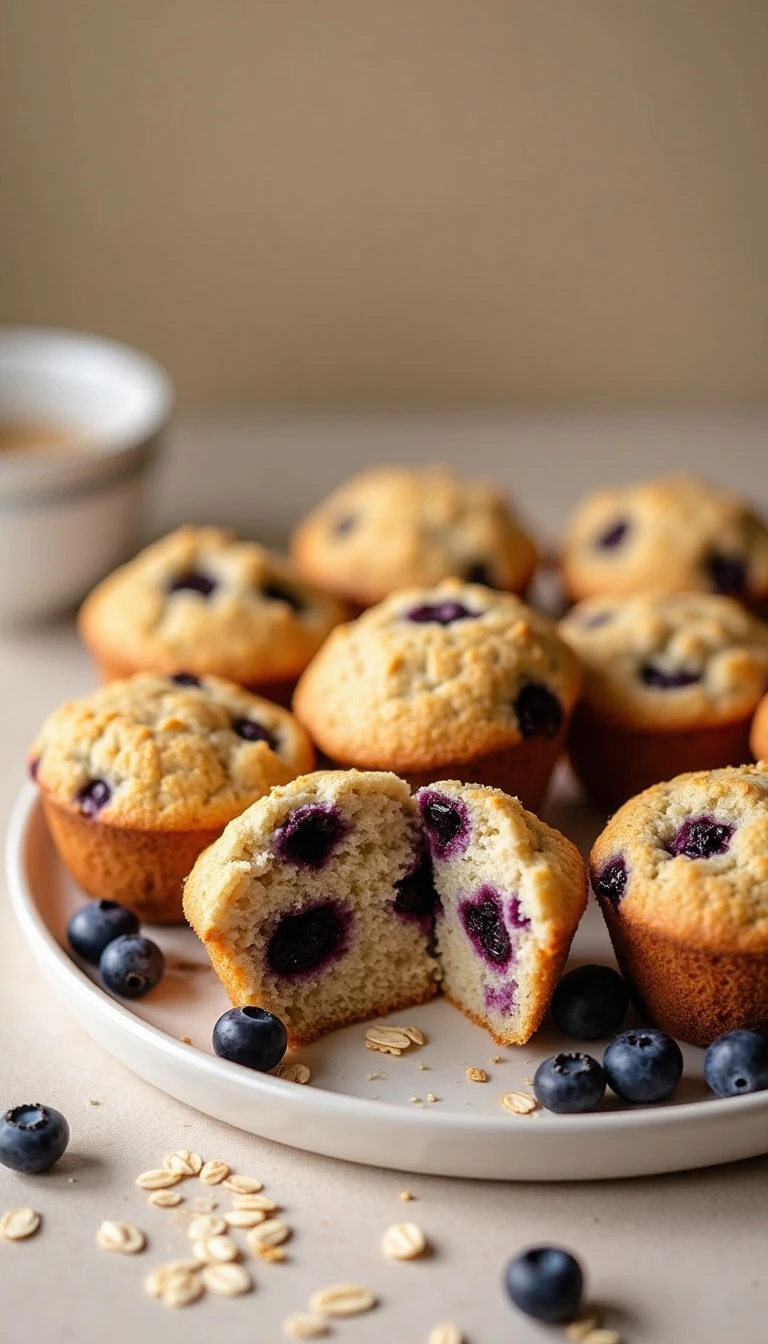 Easy Blueberry Oatmeal Muffins Recipe for a Cozy Breakfast