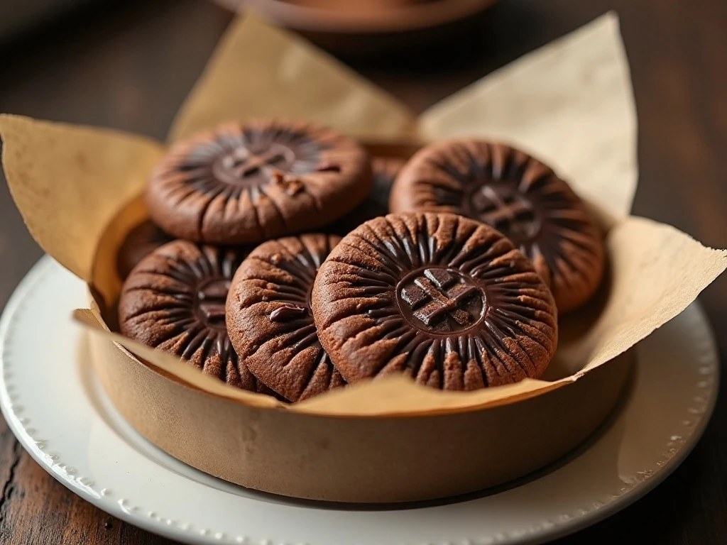Chewbacca cookies arranged for serving and storage