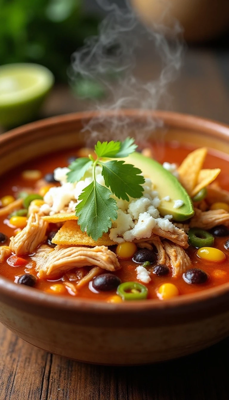 Easy Chicken Tortilla Soup for Busy Weeknights