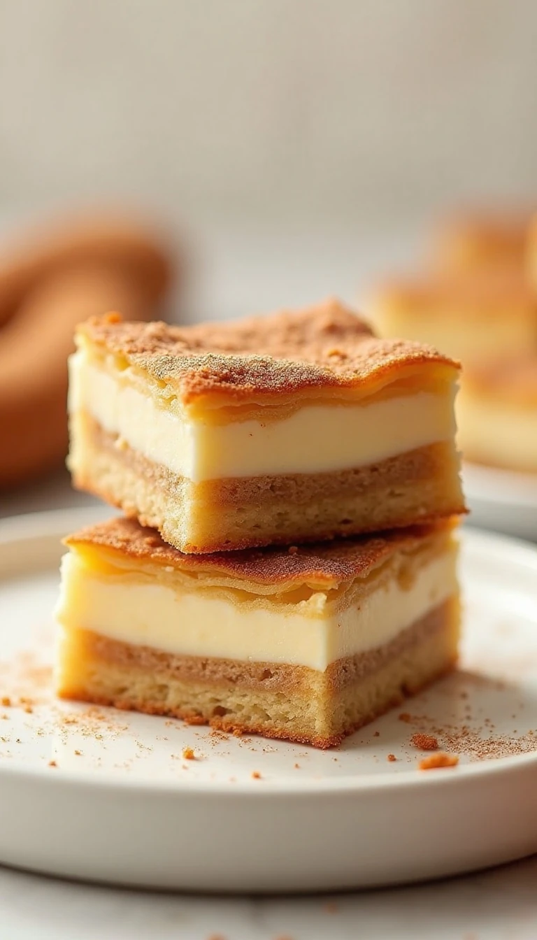 Easy Churro Cheesecake Bars Recipe