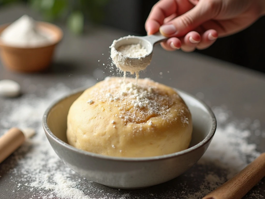 Soft risen dough and baking tools for Hawaiian rolls