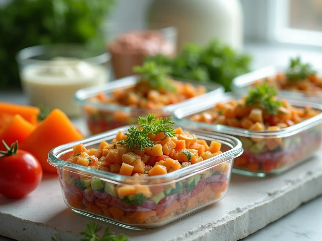 Stored Instant Pot appetizers ready for reheating