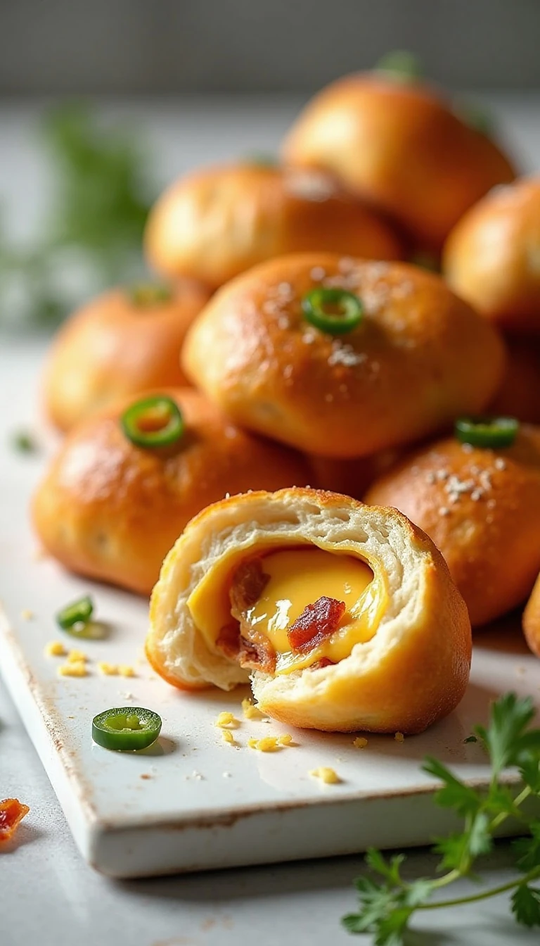 Easy Jalapeno Popper Rolls Recipe with Cream Cheese, Cheddar, and Bacon