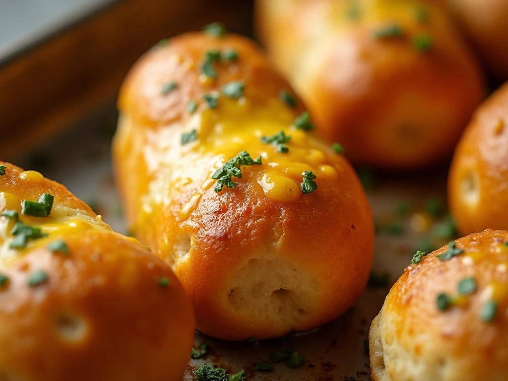 Garlic-butter brushed jalapeno popper rolls