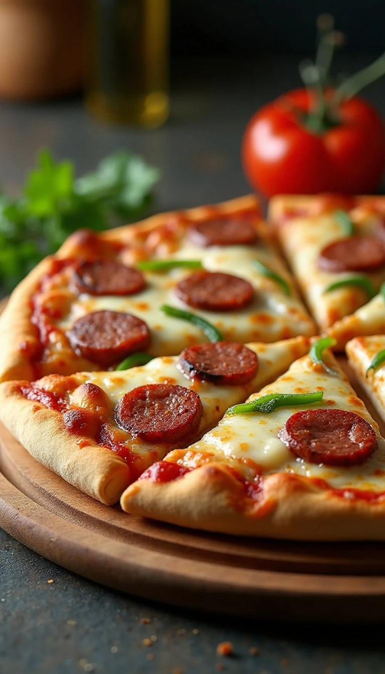 Easy Kielbasa Pizza Recipe with Smoked Sausage, Peppers, and Mozzarella