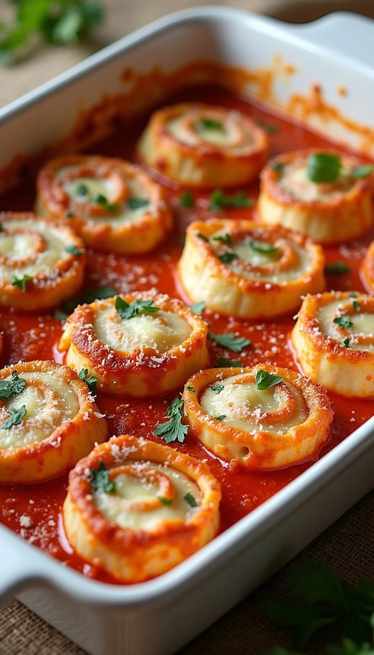 Easy Lasagna Roll Ups Recipe with Creamy Ricotta and Mozzarella