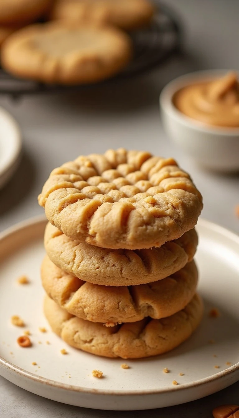 3-Ingredient Easy Peanut Butter Cookies Recipe