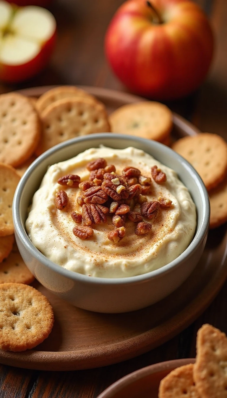 Easy Pumpkin Pecan Cream Cheese Dip Recipe