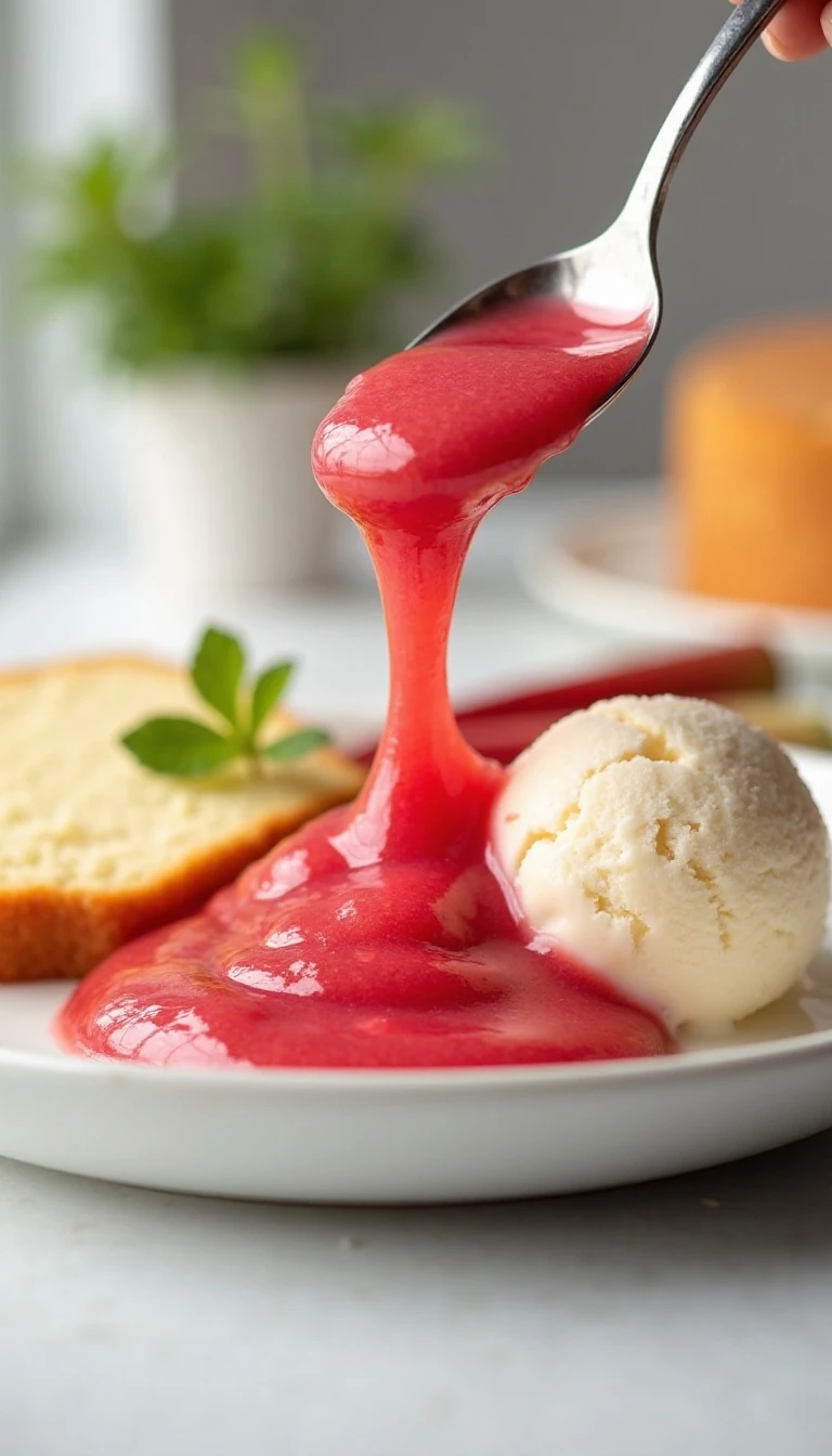 Easy Rhubarb Sauce Recipe for Any Dessert