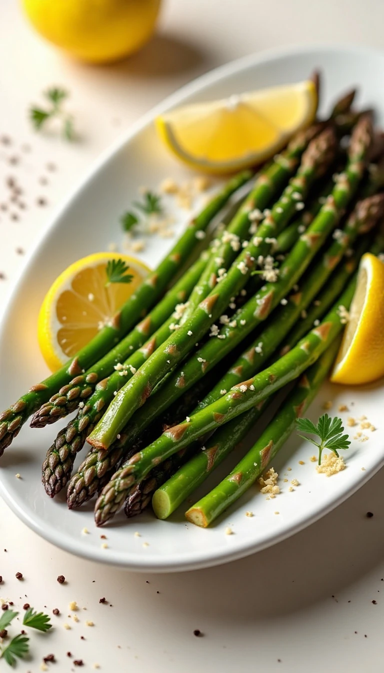 Easy Roasted Asparagus with Lemon Recipe