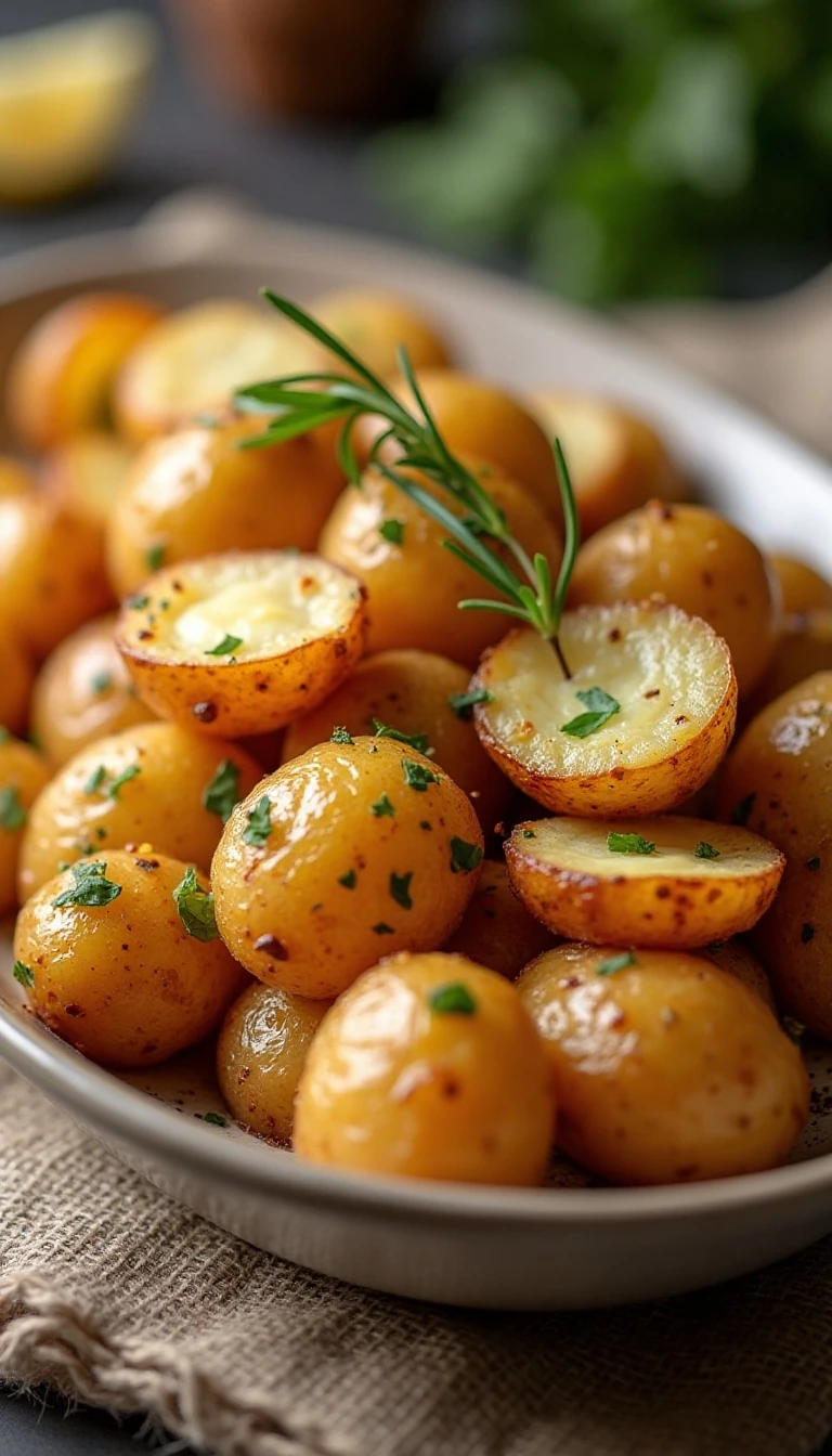 Crispy and Easy Roasted Potatoes Recipe