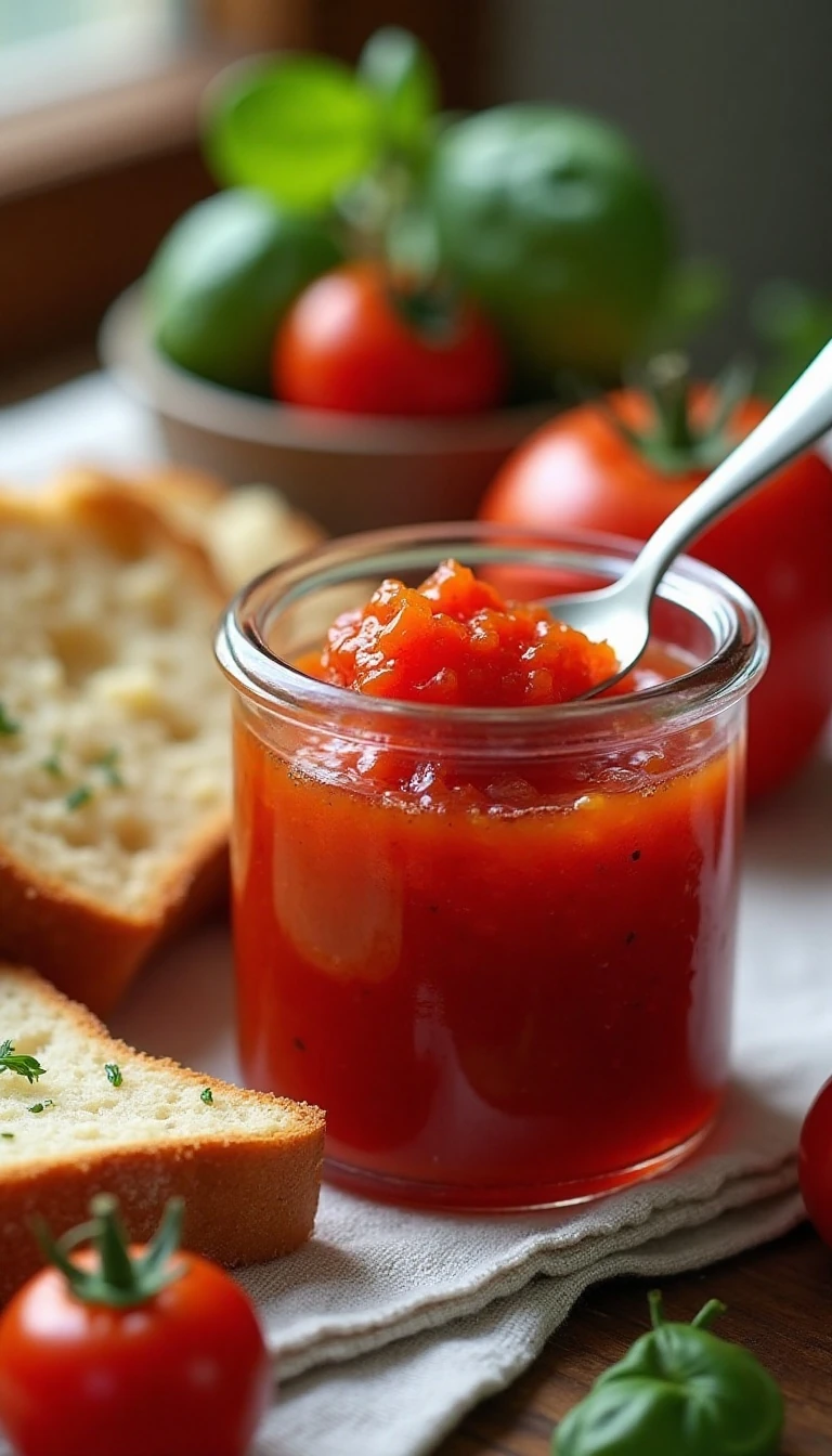 Easy Slow Cooker Summer Tomato Jam Recipe