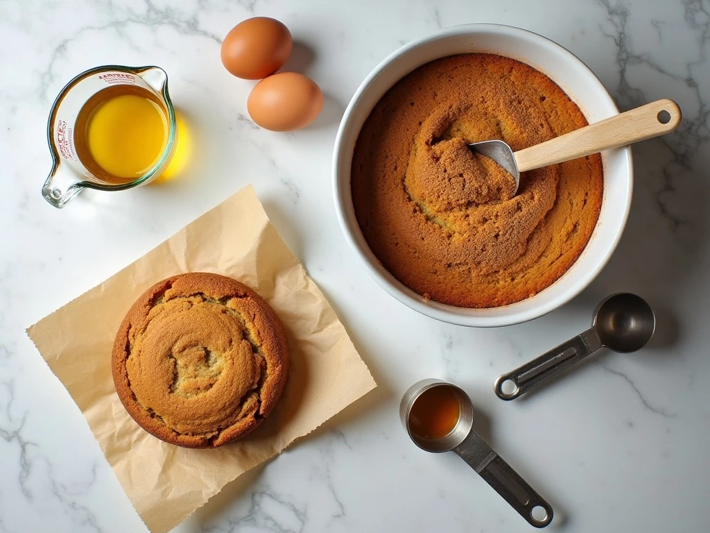 Three ingredients for easy spice cake mix cookies