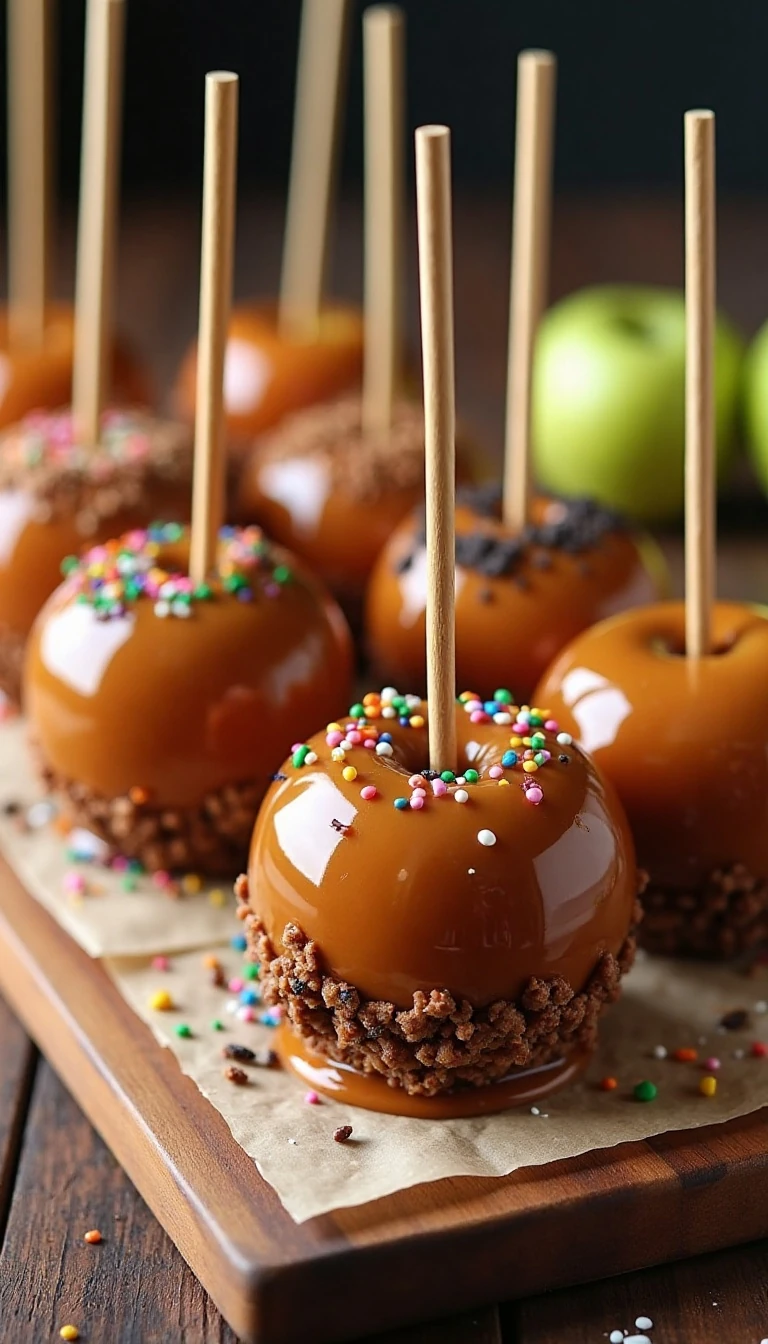 Easy Stovetop Caramel Apples Recipe
