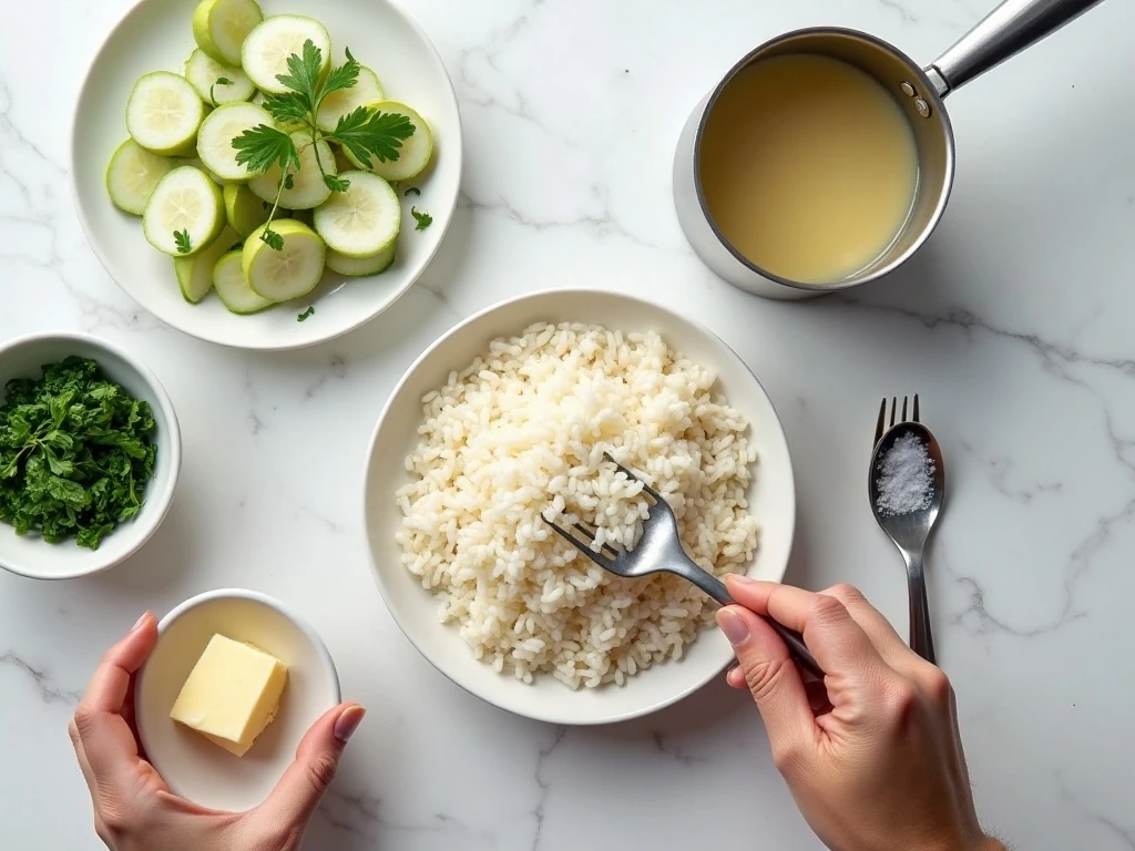 Ingredients for an easy Minute Rice recipe