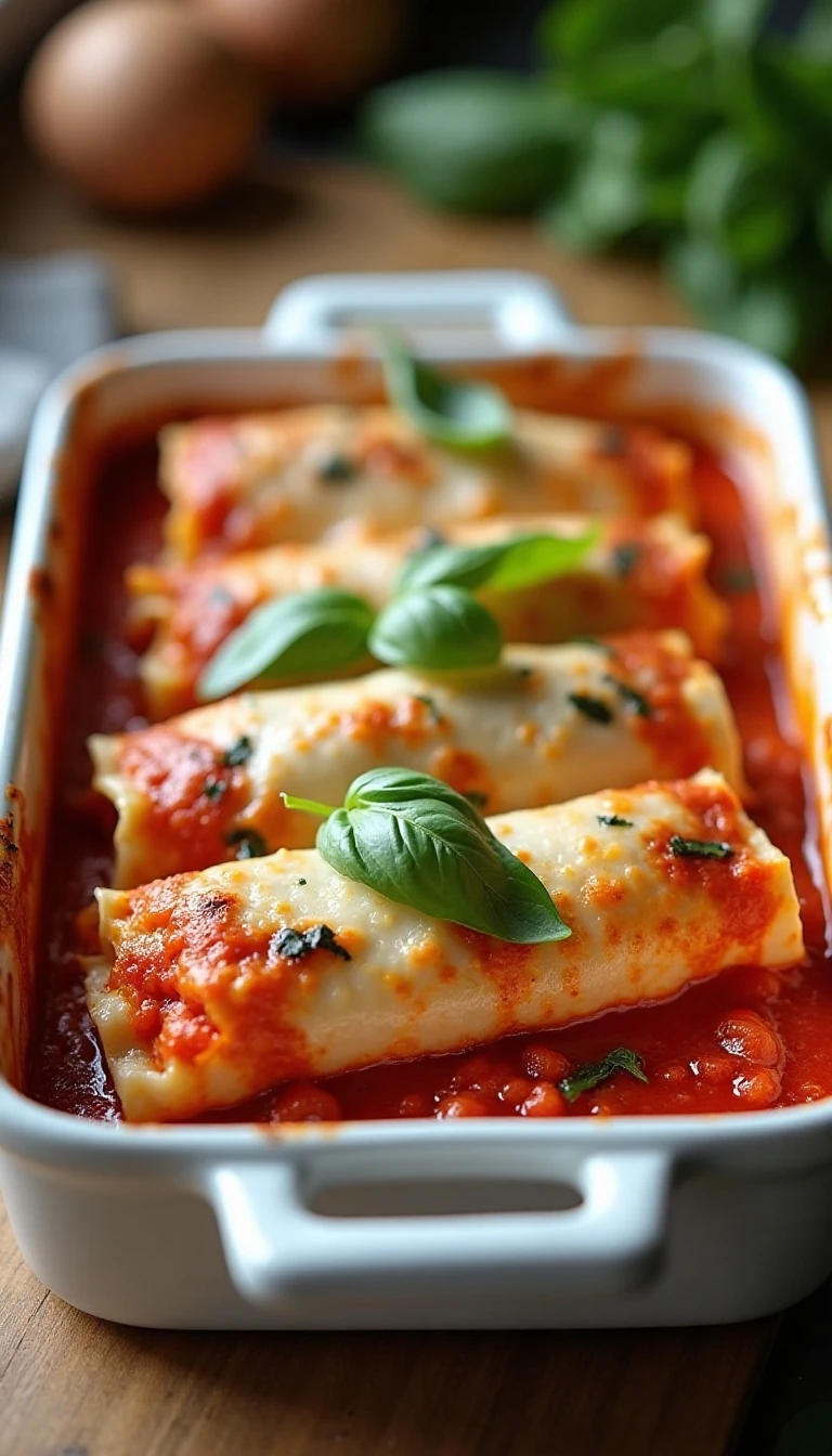 Easy Vegetarian Lasagna Roll-Ups Recipe for Any Night