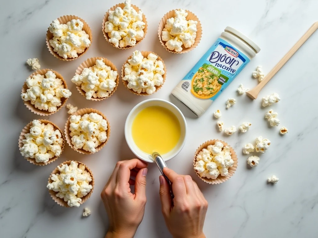 Popcorn butter and ranch seasoning ingredients