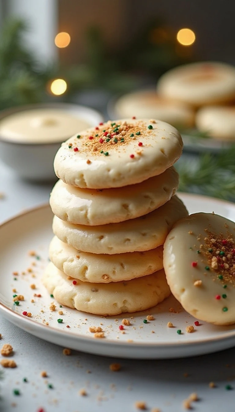 Easy Eggnog Cookies With a Festive Holiday Twist