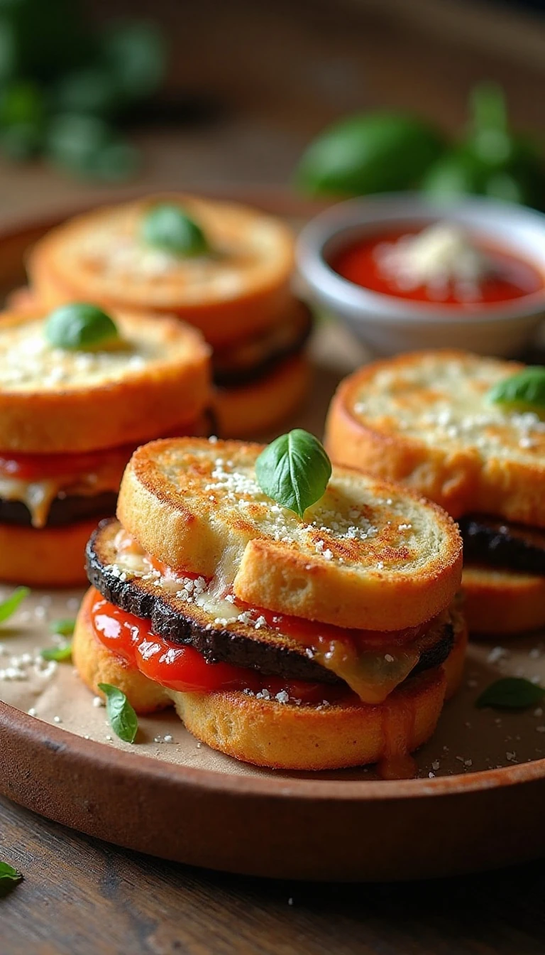 Eggplant Parmesan Panini: A Crispy, Cheesy Twist
