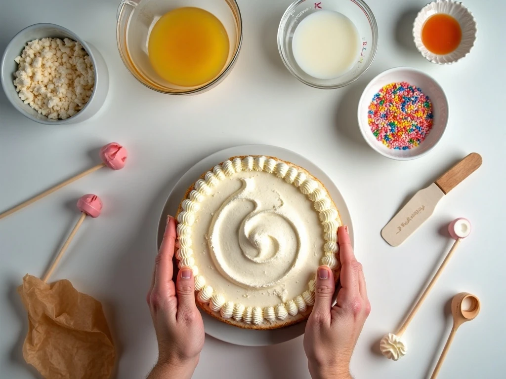 Ingredients for homemade festive cake pops