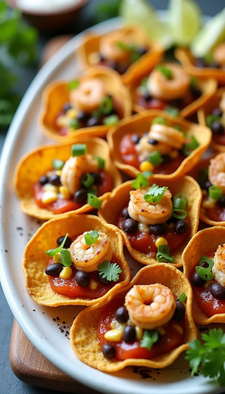 Fiesta Shrimp Nacho Bites Recipe for Easy Entertaining
