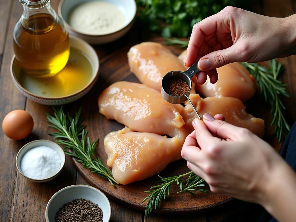 Ingredients for the Famous Firemen's Grilled Chicken marinade