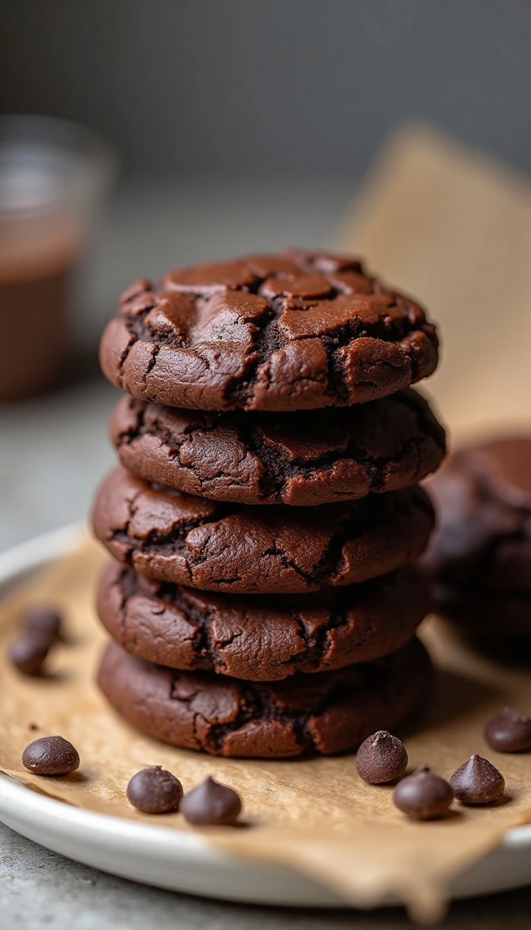 Fudgy Flourless Chocolate Cookies Recipe (Gluten-Free)