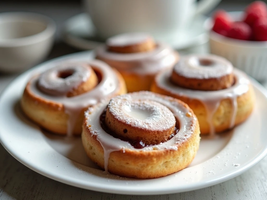 Cinnamon rolls served warm for breakfast or brunch