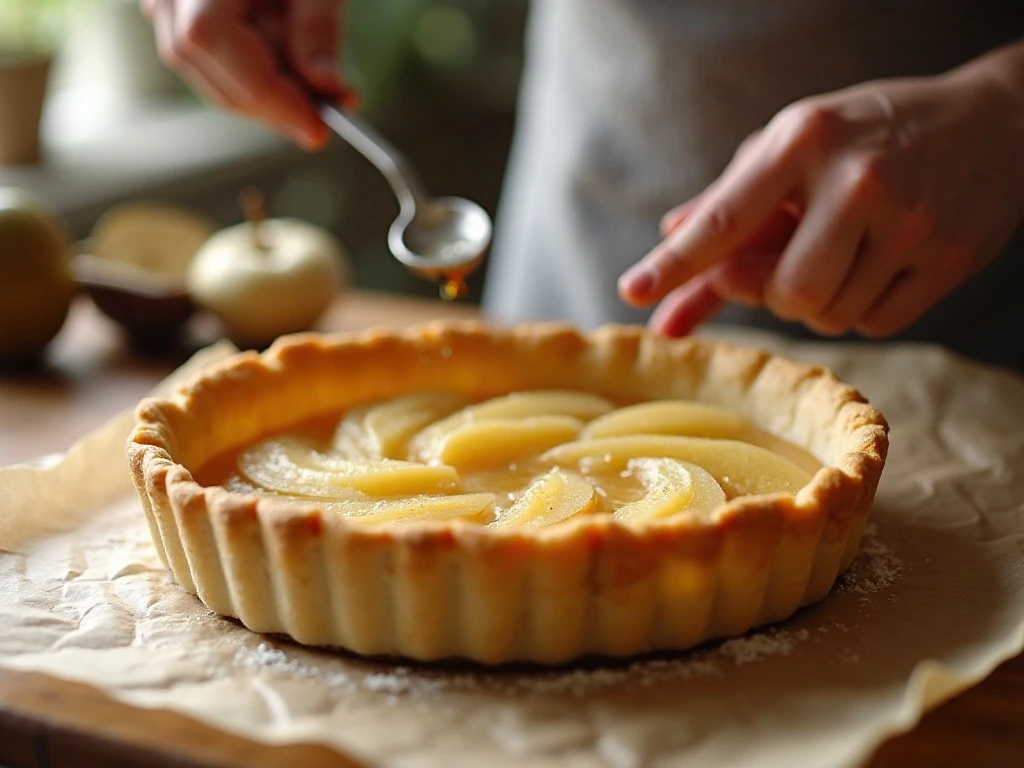 Blind-baking a tart shell for a crisp golden crust