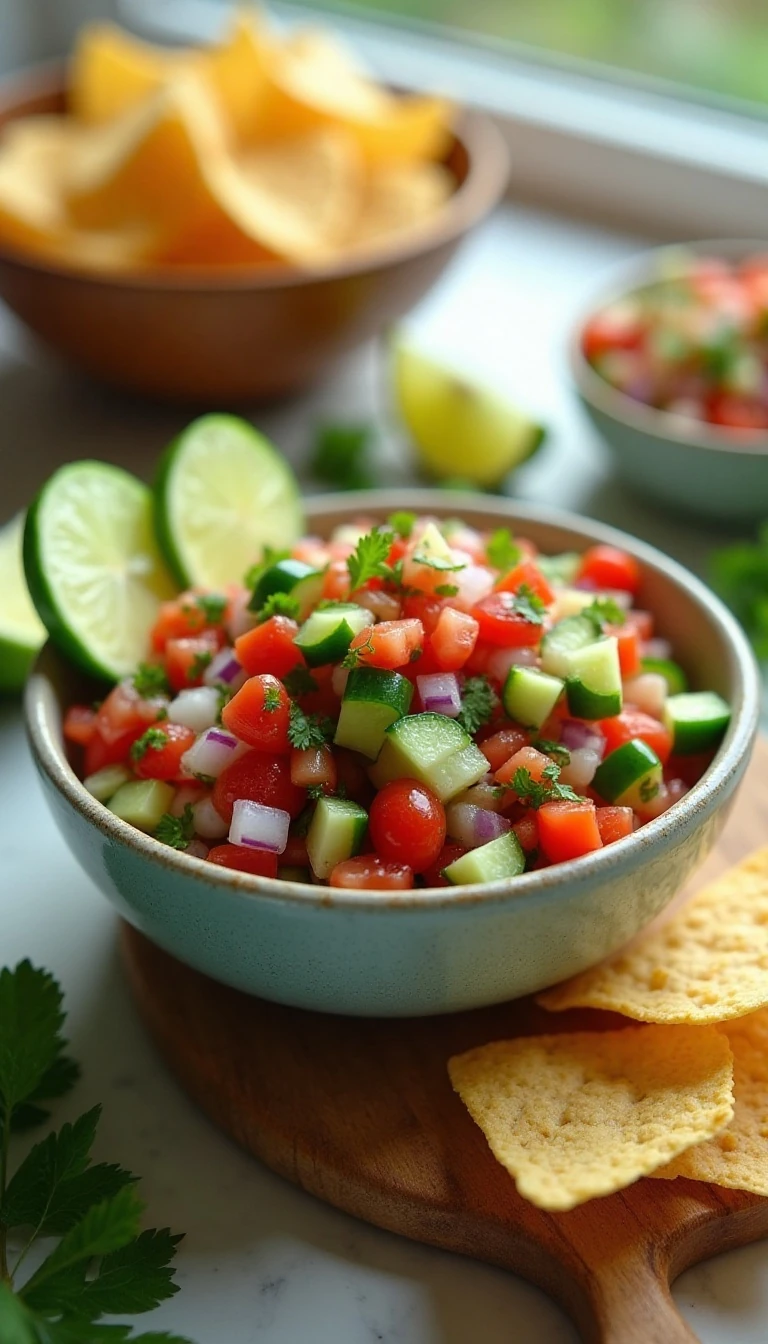 Fresh Chunky Cucumber Salsa Recipe for Easy Snacking