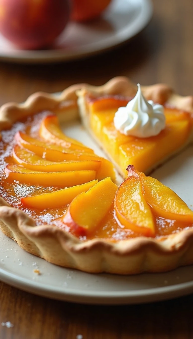 Fresh Peach Pie with Patty Cake Pie Crust