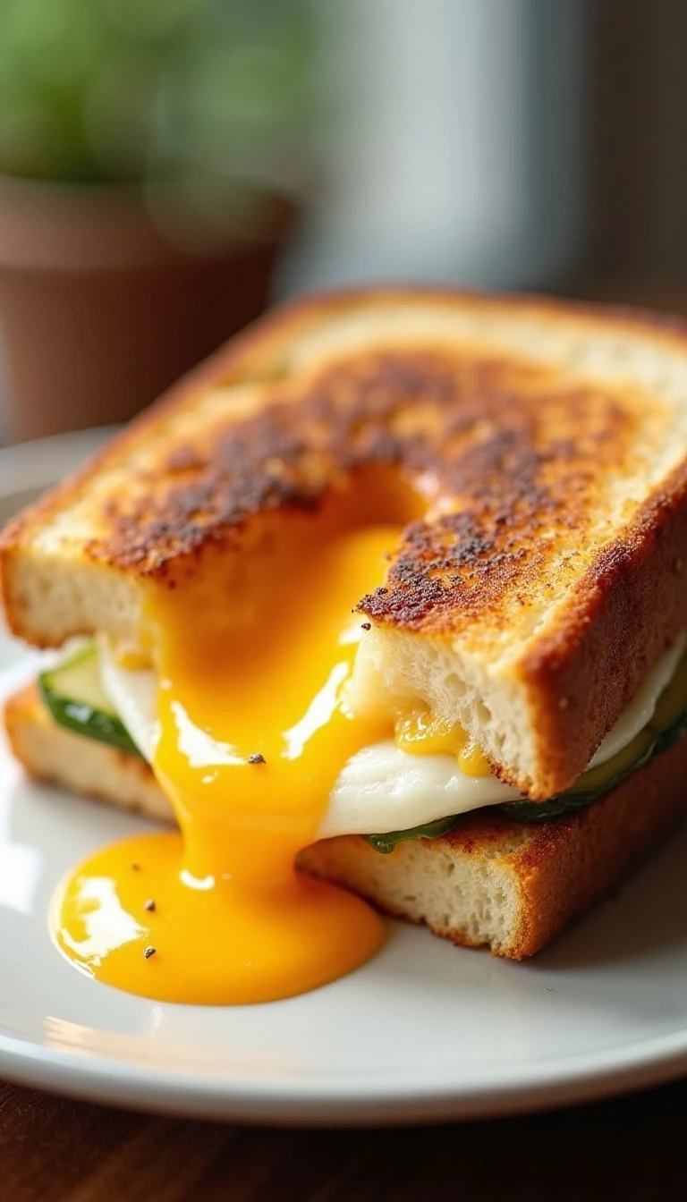 Fried Egg Grilled Cheese Sandwich Recipe That Works Every Time