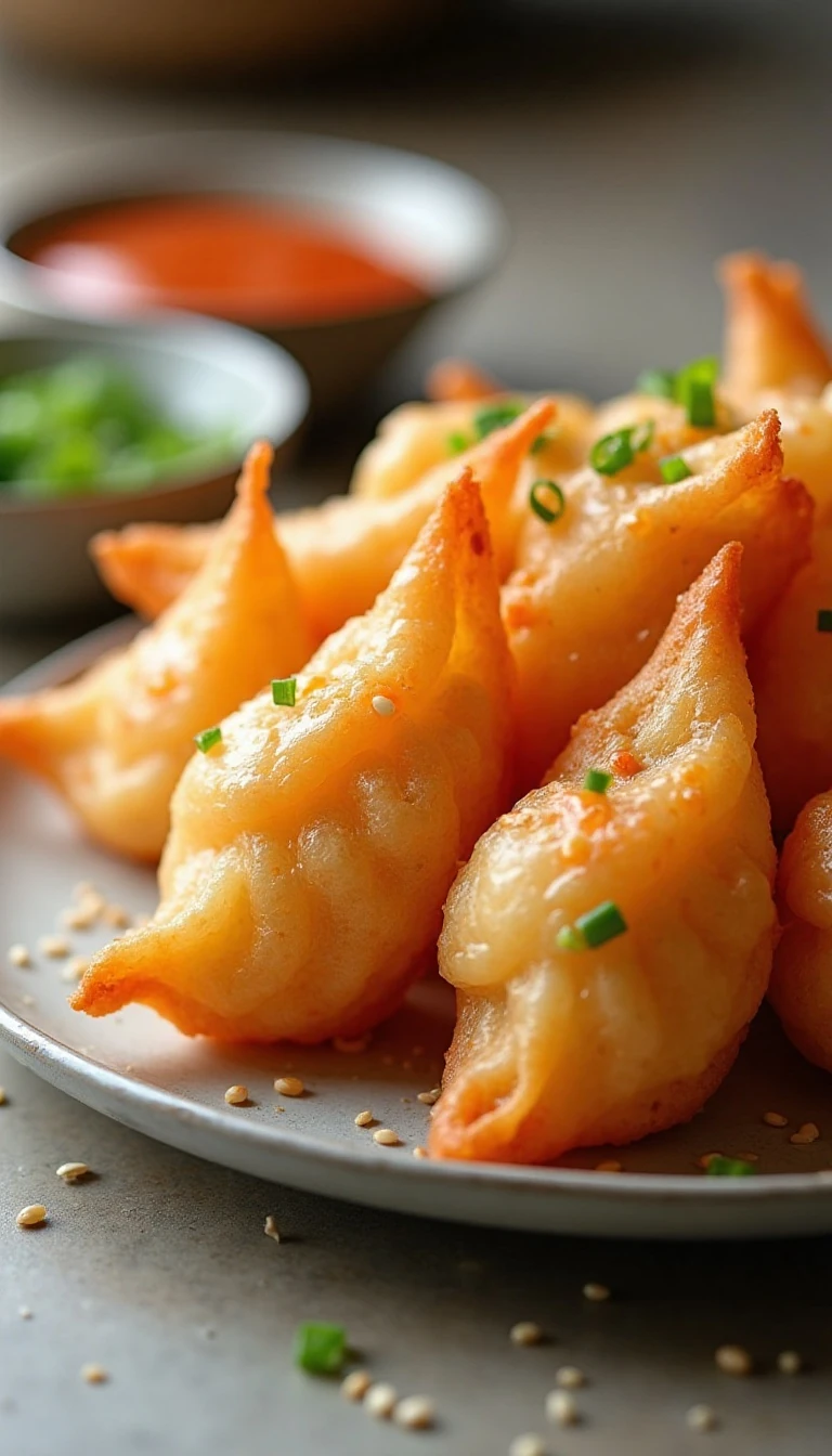 Crispy Fried Shrimp Wontons Recipe