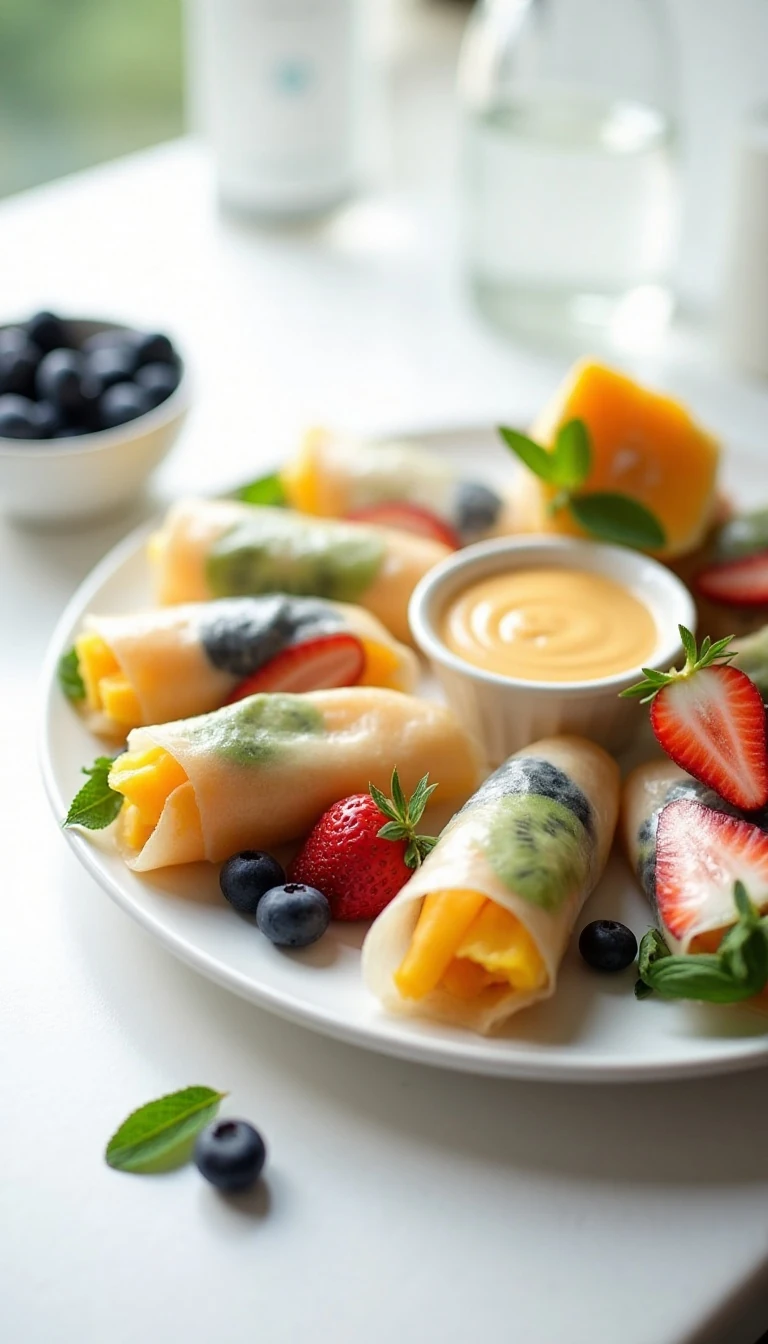 Fresh and Easy Fruit Spring Rolls Recipe
