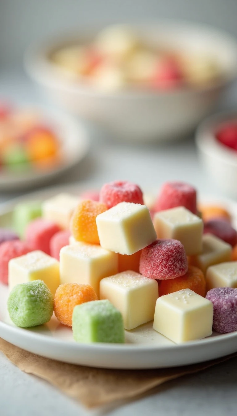 Easy Fruity Gumdrop Nougat Candy Recipe