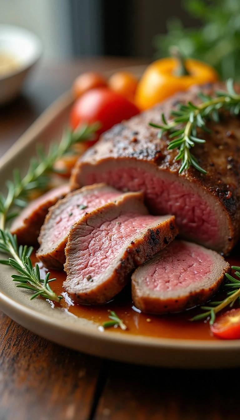 Easy Garlic Butter Herb Roast Beef Recipe