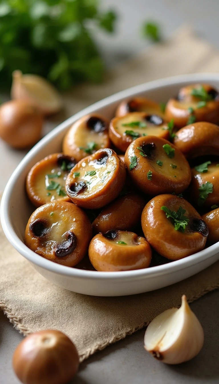 Easy Garlic Butter Mushrooms Recipe
