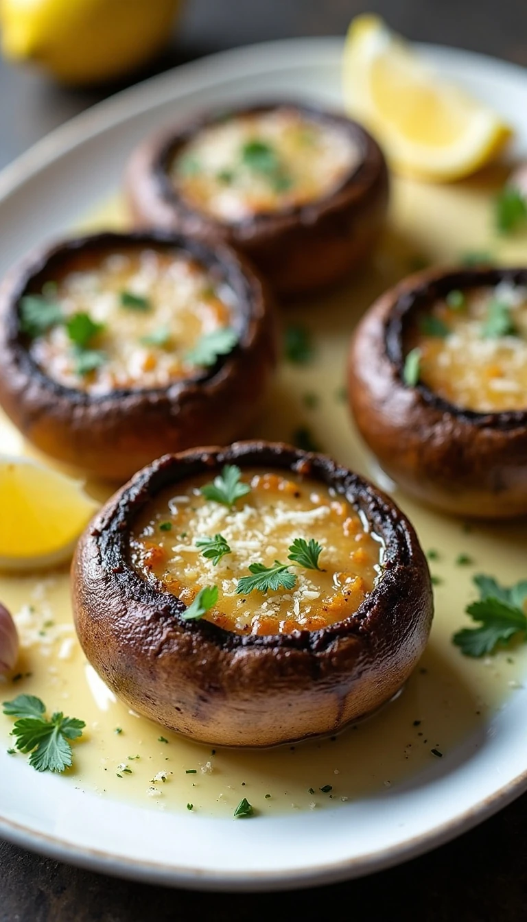 Easy Garlic Butter Portobello Mushrooms Recipe