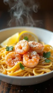 Easy Garlic Butter Shrimp with Pasta Recipe
