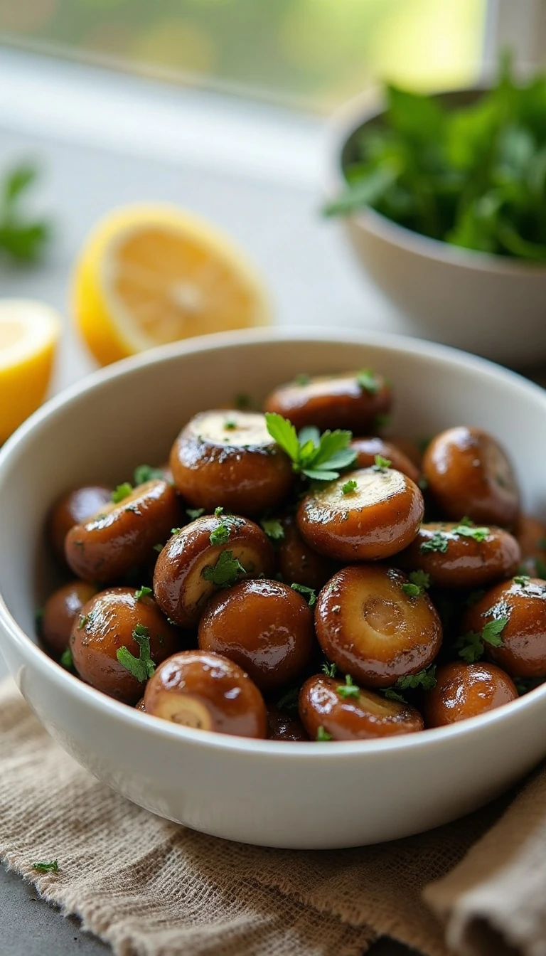 Easy Garlic Herb Sautéed Mushrooms Recipe