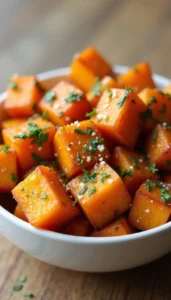 Garlic Parmesan Roasted Sweet Potatoes Recipe