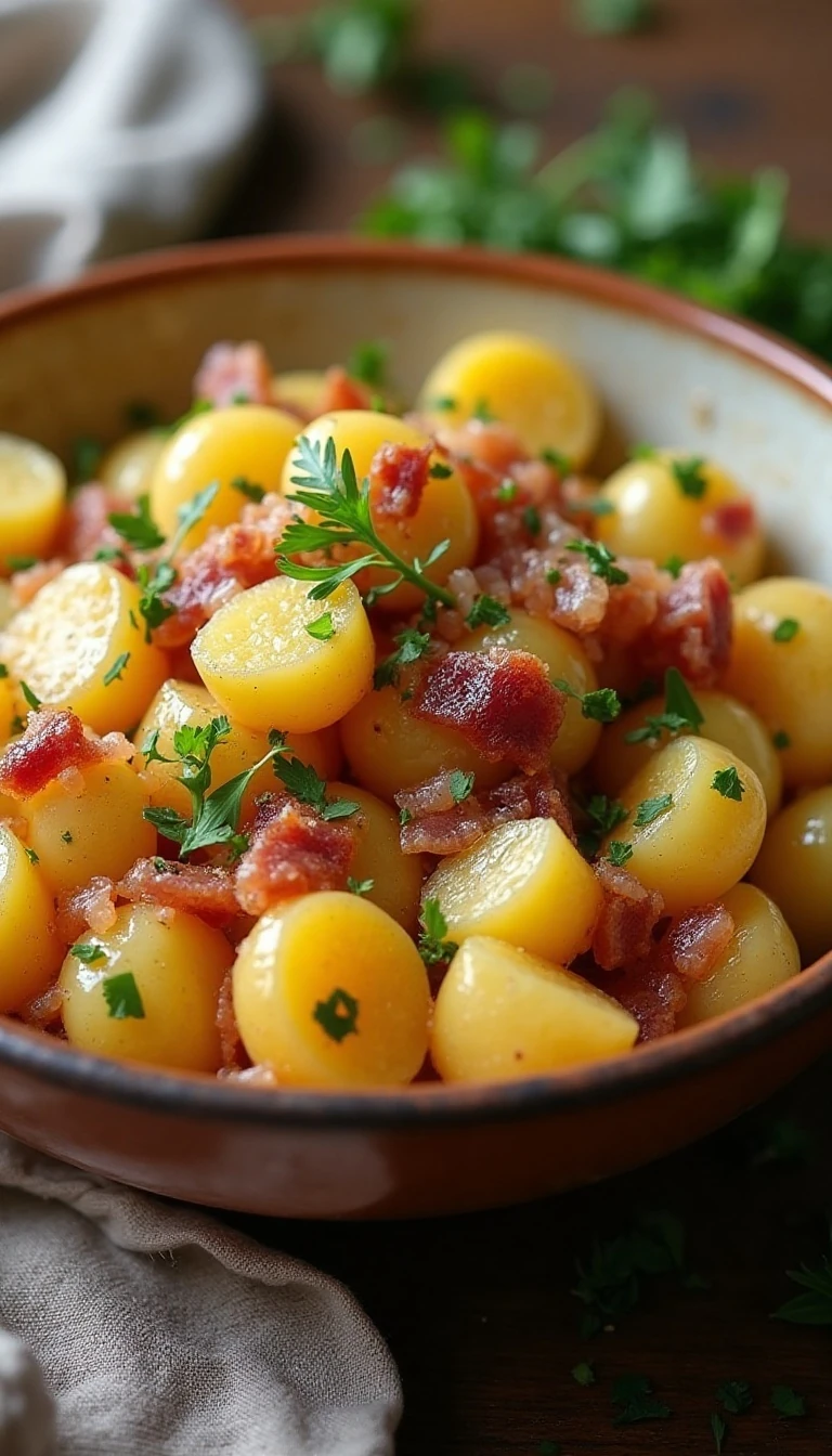 Authentic German Potato Salad Recipe: Warm Bavarian-Style Comfort
