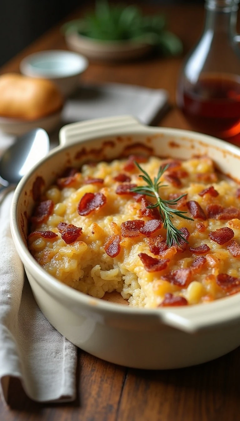 German Sauerkraut Casserole With Bacon & Brown Sugar
