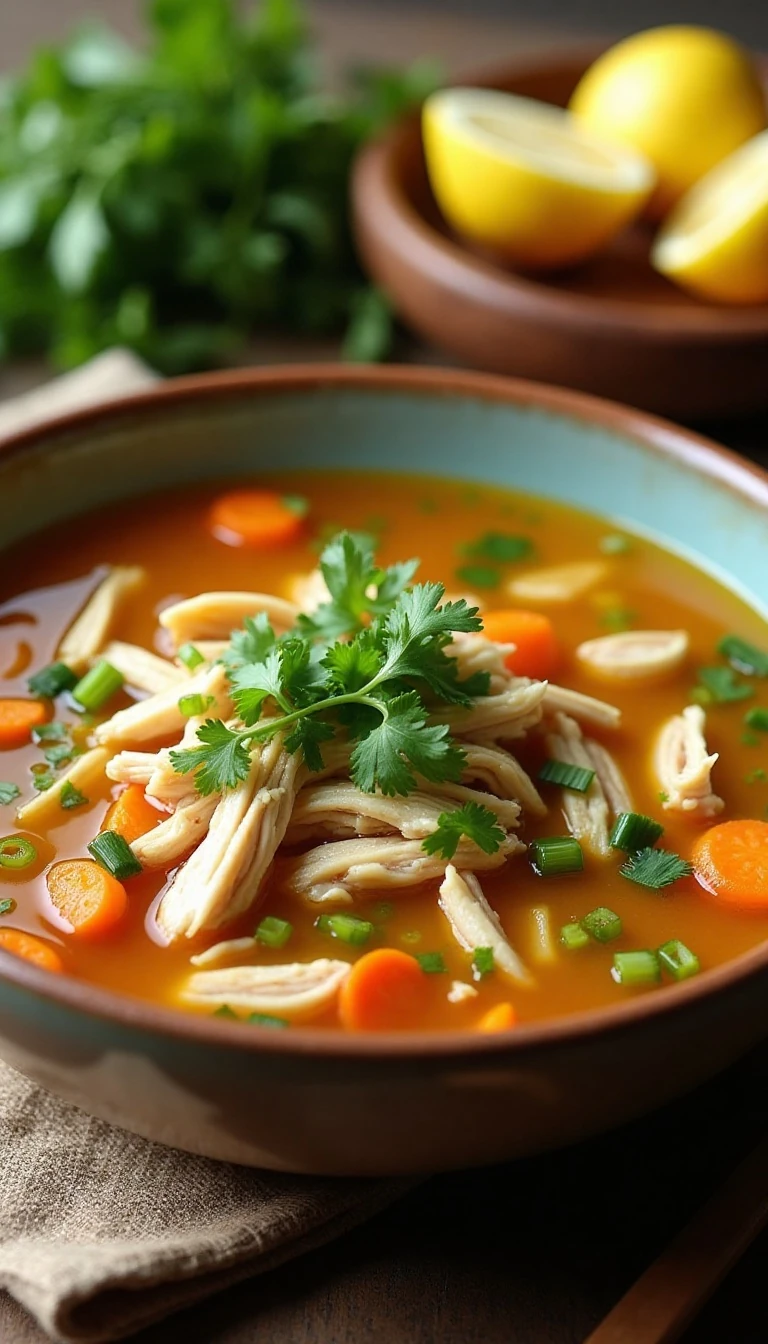 Ginger Chicken Soup: A Comforting Bowl with Bold Flavor