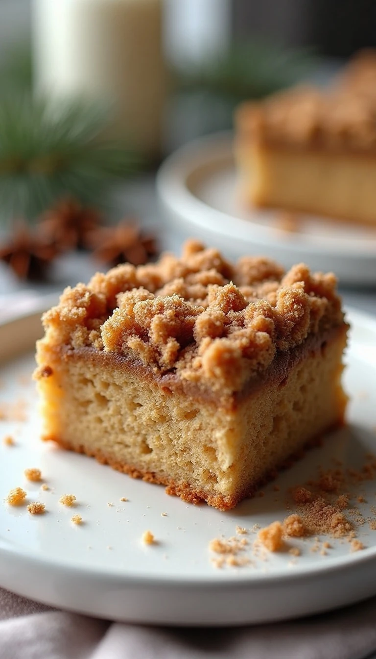 Easy Gingerbread Crumb Cake Recipe